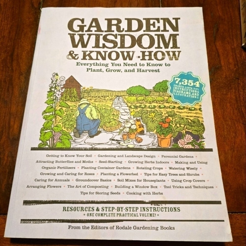 Rodale Gardening‎ Garden Wisdom & Know How Plant, Grow, and Harvest Guide 7354